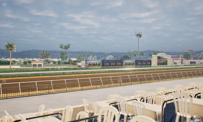 Del Mar Thoroughbred Club - Section Stretch Run Grill G Lvl 1 Tbl 382 Seat View