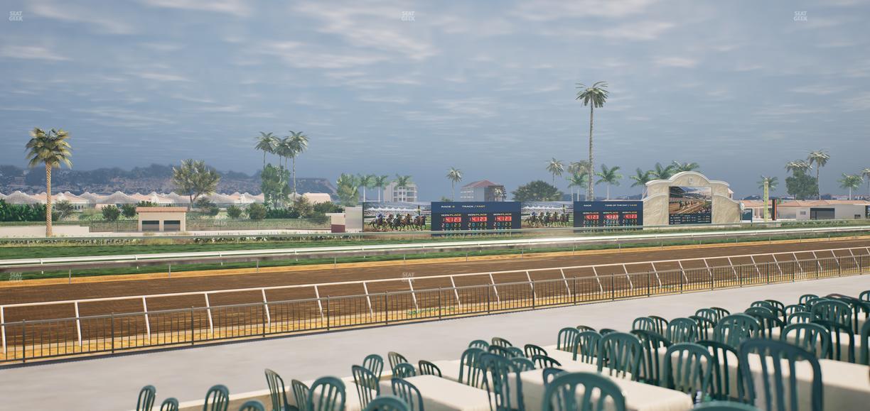 Del Mar Thoroughbred Club - Section Stretch Run Grill G Lvl 1 Tbl 383 Seat View