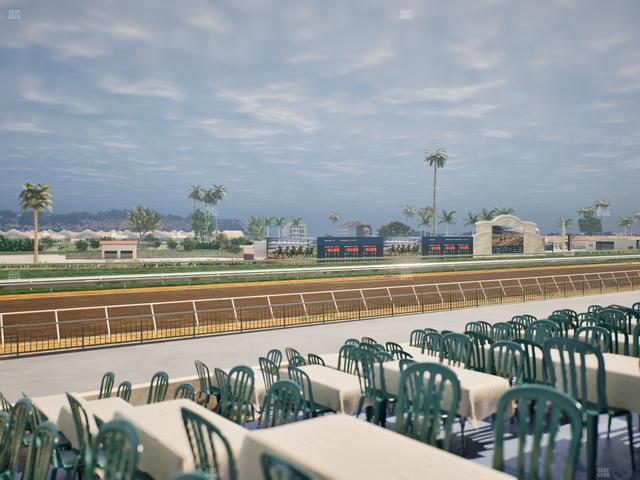 Del Mar Thoroughbred Club - Section Stretch Run Grill G Lvl 1 Tbl 383 Seat View