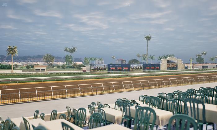 Del Mar Thoroughbred Club - Section Stretch Run Grill G Lvl 1 Tbl 383 Seat View