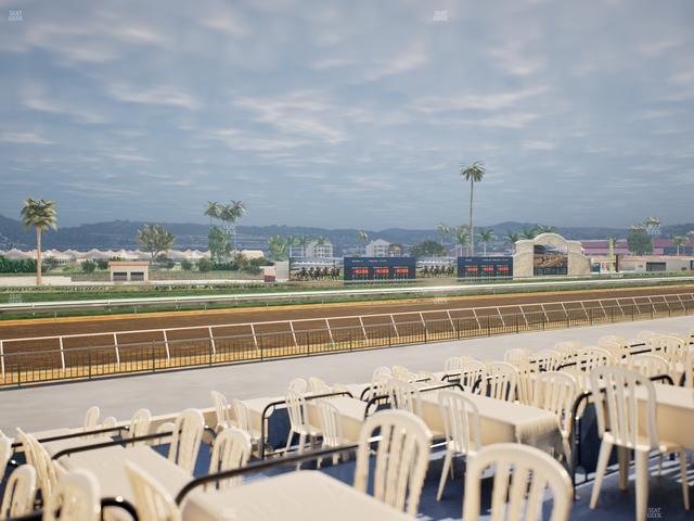 Del Mar Thoroughbred Club - Section Stretch Run Grill G Lvl 1 Tbl 383 Seat View