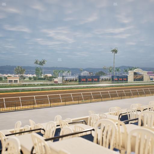 Del Mar Thoroughbred Club - Section Stretch Run Grill G Lvl 1 Tbl 384 Seat View