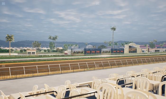 Del Mar Thoroughbred Club - Section Stretch Run Grill G Lvl 1 Tbl 384 Seat View