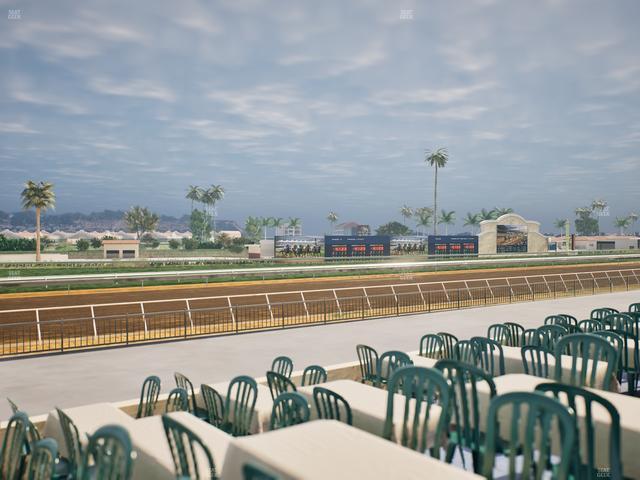 Del Mar Thoroughbred Club - Section Stretch Run Grill G Lvl 1 Tbl 384 Seat View