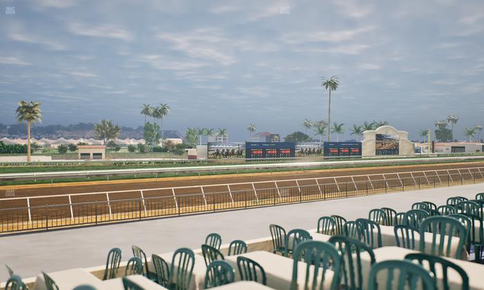 Del Mar Thoroughbred Club - Section Stretch Run Grill G Lvl 1 Tbl 384 Seat View