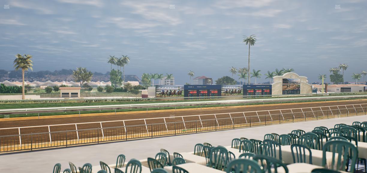 Del Mar Thoroughbred Club - Section Stretch Run Grill G Lvl 1 Tbl 385 Seat View