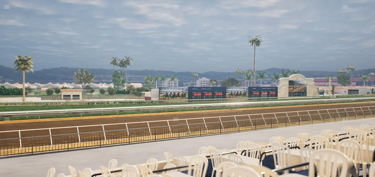 Del Mar Thoroughbred Club - Section Stretch Run Grill G Lvl 1 Tbl 385 Seat View