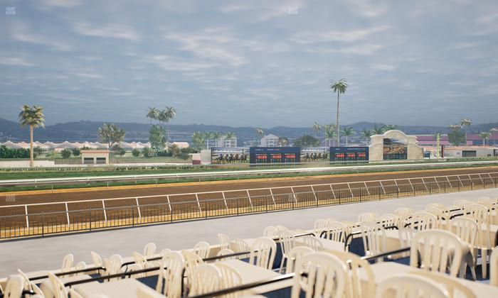 Del Mar Thoroughbred Club - Section Stretch Run Grill G Lvl 1 Tbl 385 Seat View