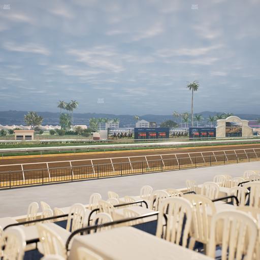 Del Mar Thoroughbred Club - Section Stretch Run Grill G Lvl 1 Tbl 386 Seat View