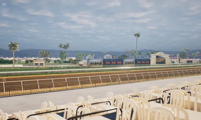 Del Mar Thoroughbred Club - Section Stretch Run Grill G Lvl 1 Tbl 386 Seat View