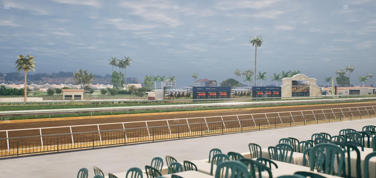 Del Mar Thoroughbred Club - Section Stretch Run Grill G Lvl 1 Tbl 386 Seat View