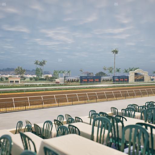 Del Mar Thoroughbred Club - Section Stretch Run Grill G Lvl 1 Tbl 386 Seat View
