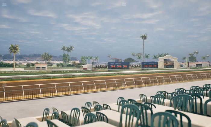 Del Mar Thoroughbred Club - Section Stretch Run Grill G Lvl 1 Tbl 386 Seat View