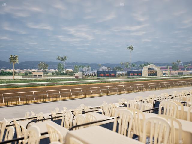 Del Mar Thoroughbred Club - Section Stretch Run Grill G Lvl 1 Tbl 387 Seat View