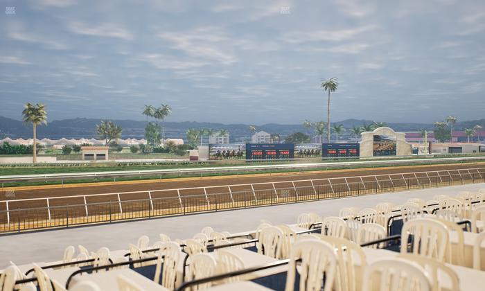 Del Mar Thoroughbred Club - Section Stretch Run Grill G Lvl 1 Tbl 387 Seat View