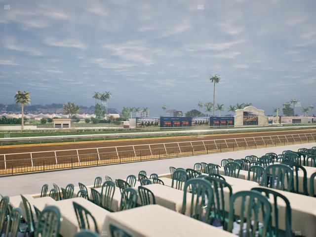Del Mar Thoroughbred Club - Section Stretch Run Grill G Lvl 1 Tbl 387 Seat View
