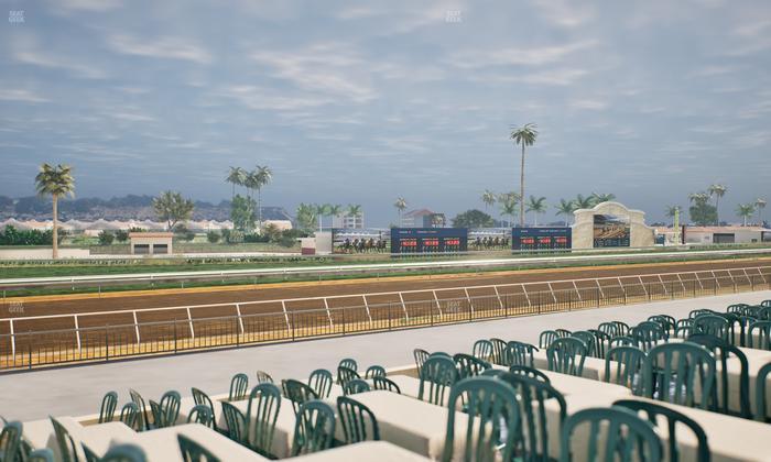 Del Mar Thoroughbred Club - Section Stretch Run Grill G Lvl 1 Tbl 387 Seat View