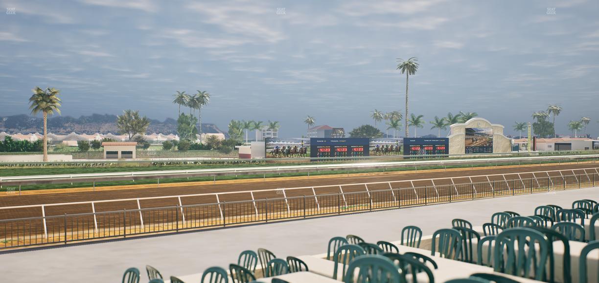 Del Mar Thoroughbred Club - Section Stretch Run Grill G Lvl 1 Tbl 388 Seat View
