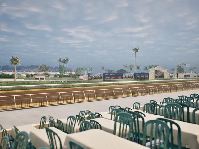 Del Mar Thoroughbred Club - Section Stretch Run Grill G Lvl 1 Tbl 388 Seat View