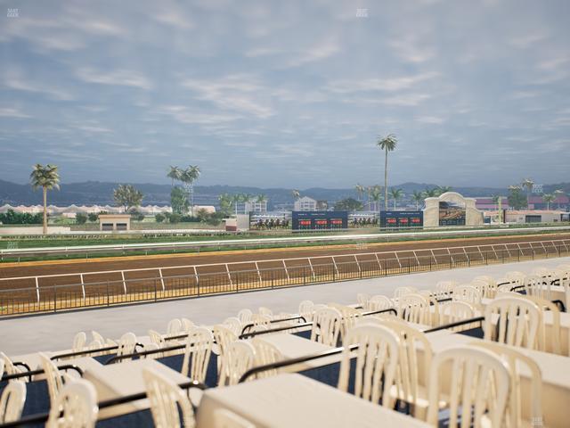 Del Mar Thoroughbred Club - Section Stretch Run Grill G Lvl 1 Tbl 389 Seat View