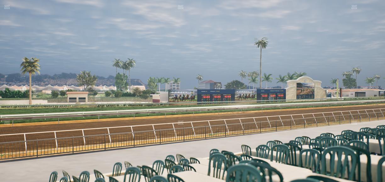 Del Mar Thoroughbred Club - Section Stretch Run Grill G Lvl 1 Tbl 389 Seat View