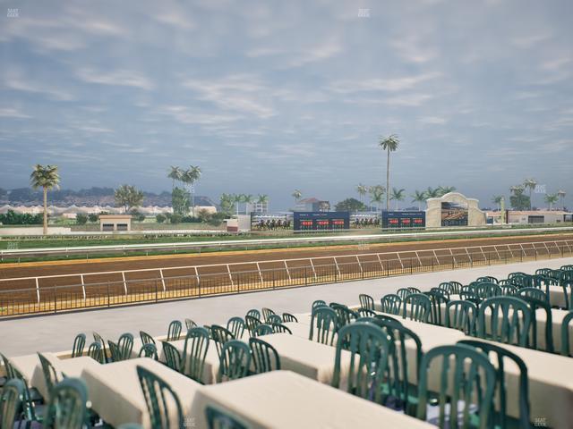 Del Mar Thoroughbred Club - Section Stretch Run Grill G Lvl 1 Tbl 389 Seat View