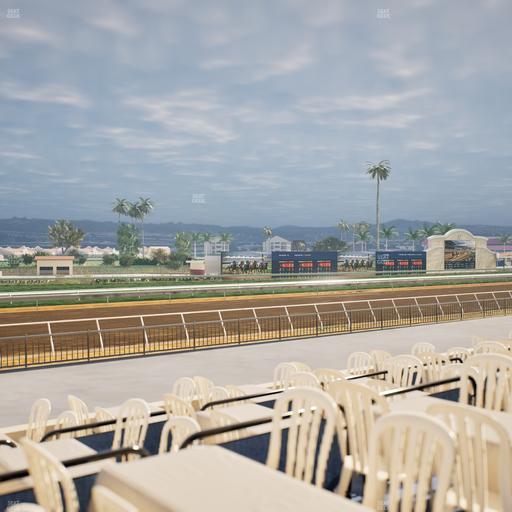 Del Mar Thoroughbred Club - Section Stretch Run Grill G Lvl 1 Tbl 390 Seat View