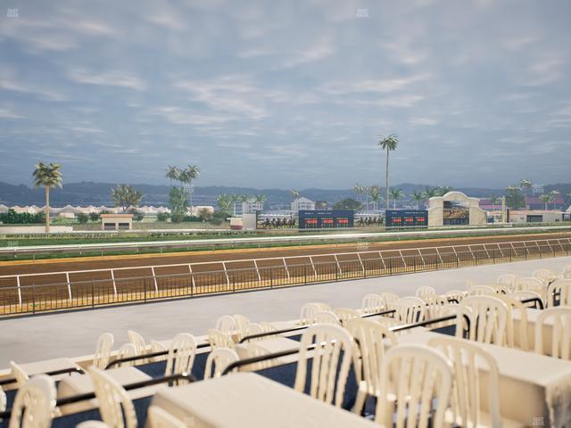Del Mar Thoroughbred Club - Section Stretch Run Grill G Lvl 1 Tbl 390 Seat View