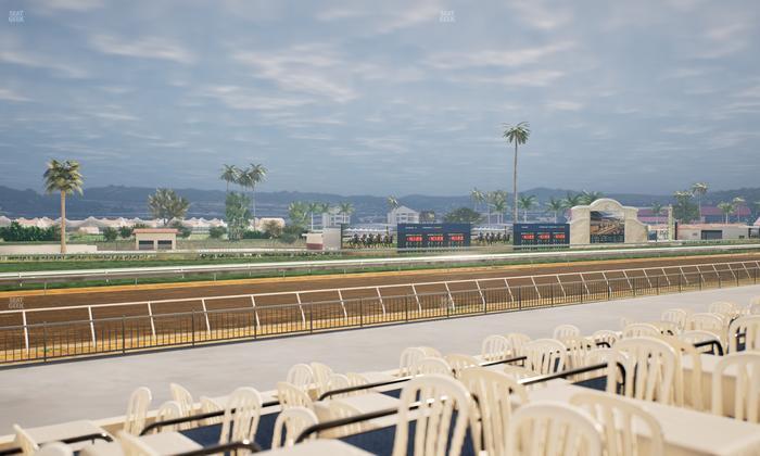 Del Mar Thoroughbred Club - Section Stretch Run Grill G Lvl 1 Tbl 390 Seat View