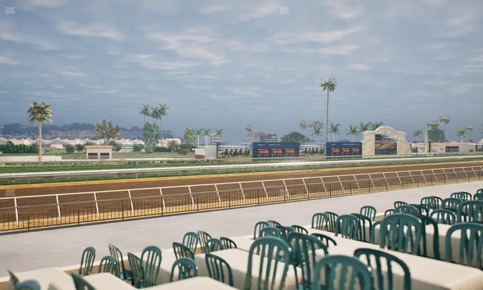 Del Mar Thoroughbred Club - Section Stretch Run Grill G Lvl 1 Tbl 390 Seat View