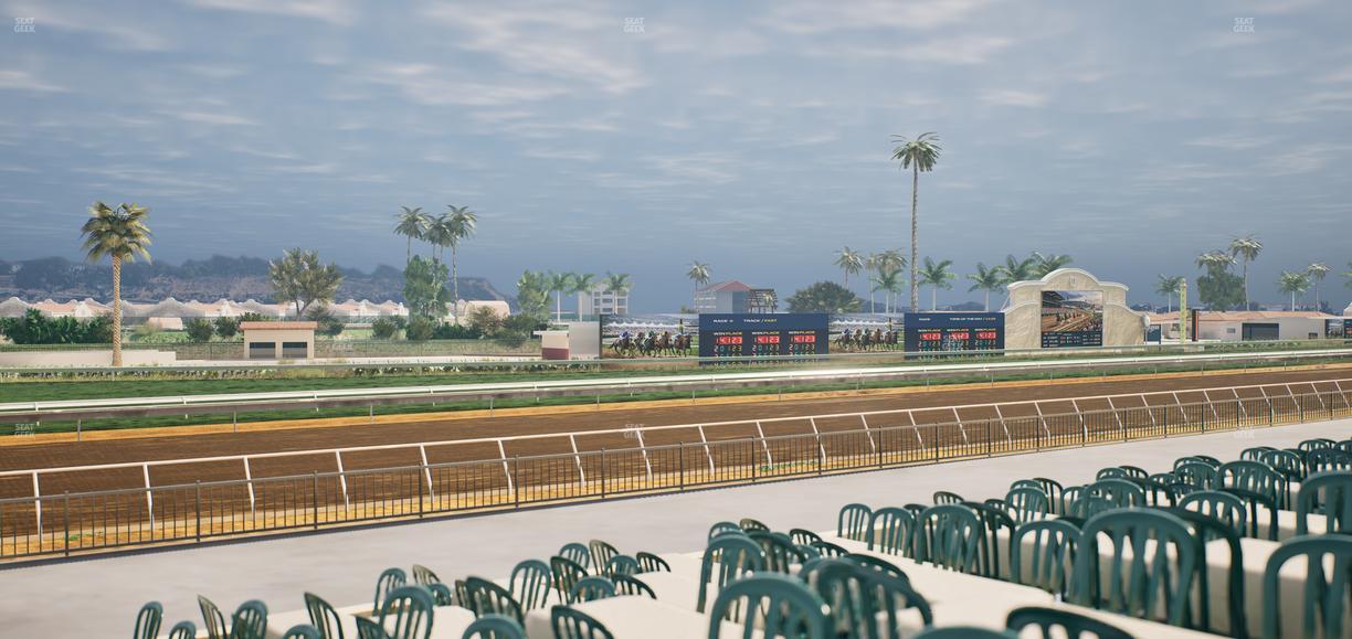 Del Mar Thoroughbred Club - Section Stretch Run Grill G Lvl 1 Tbl 391 Seat View