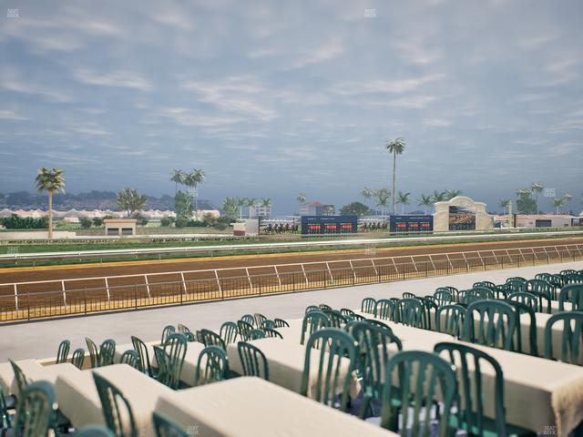 Del Mar Thoroughbred Club - Section Stretch Run Grill G Lvl 1 Tbl 391 Seat View