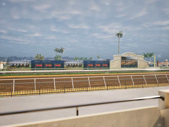 Del Mar Thoroughbred Club - Section Stretch Run Grill W Lvl 1 Tbl 100 Seat View