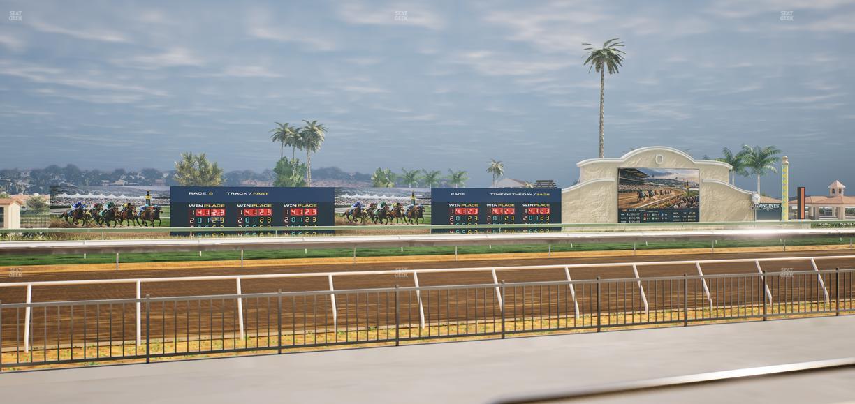 Del Mar Thoroughbred Club - Section Stretch Run Grill W Lvl 1 Tbl 101 Seat View