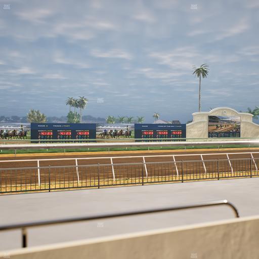 Del Mar Thoroughbred Club - Section Stretch Run Grill W Lvl 1 Tbl 102 Seat View