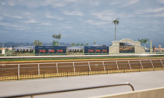 Del Mar Thoroughbred Club - Section Stretch Run Grill W Lvl 1 Tbl 102 Seat View