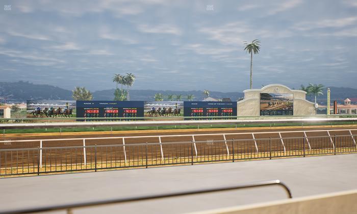 Del Mar Thoroughbred Club - Section Stretch Run Grill W Lvl 1 Tbl 102 Seat View