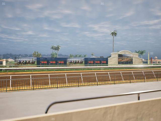 Del Mar Thoroughbred Club - Section Stretch Run Grill W Lvl 1 Tbl 103 Seat View