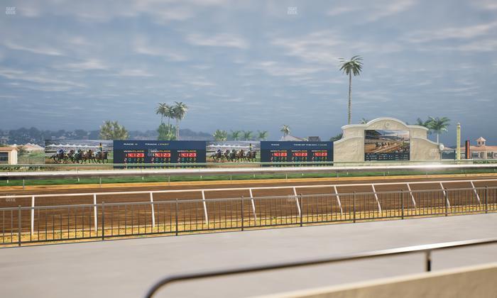 Del Mar Thoroughbred Club - Section Stretch Run Grill W Lvl 1 Tbl 103 Seat View