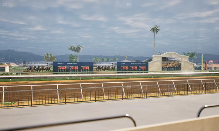 Del Mar Thoroughbred Club - Section Stretch Run Grill W Lvl 1 Tbl 104 Seat View