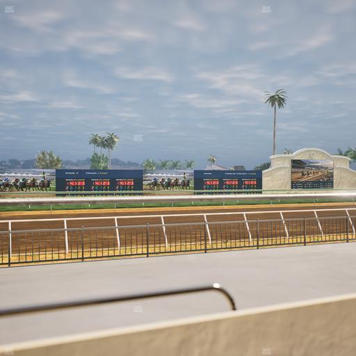 Del Mar Thoroughbred Club - Section Stretch Run Grill W Lvl 1 Tbl 104 Seat View