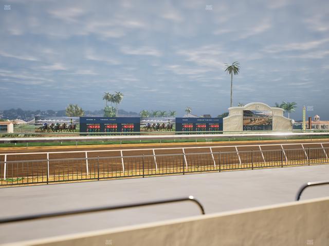 Del Mar Thoroughbred Club - Section Stretch Run Grill W Lvl 1 Tbl 104 Seat View