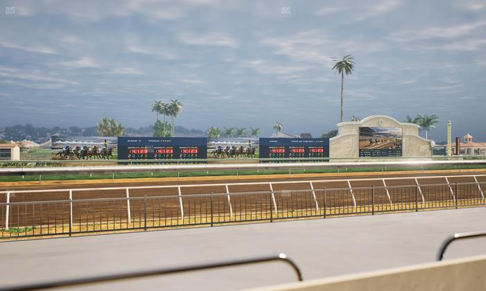 Del Mar Thoroughbred Club - Section Stretch Run Grill W Lvl 1 Tbl 104 Seat View