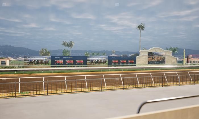 Del Mar Thoroughbred Club - Section Stretch Run Grill W Lvl 1 Tbl 105 Seat View