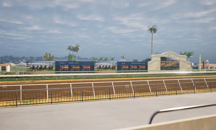 Del Mar Thoroughbred Club - Section Stretch Run Grill W Lvl 1 Tbl 105 Seat View