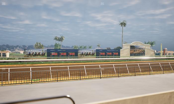 Del Mar Thoroughbred Club - Section Stretch Run Grill W Lvl 1 Tbl 106 Seat View