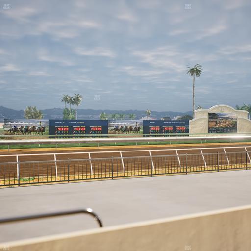 Del Mar Thoroughbred Club - Section Stretch Run Grill W Lvl 1 Tbl 106 Seat View