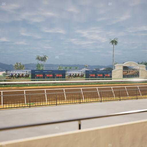 Del Mar Thoroughbred Club - Section Stretch Run Grill W Lvl 1 Tbl 107 Seat View