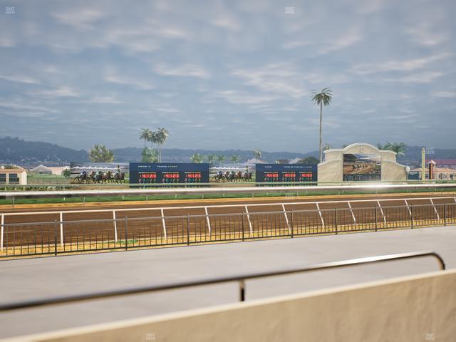Del Mar Thoroughbred Club - Section Stretch Run Grill W Lvl 1 Tbl 107 Seat View