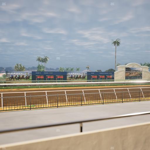 Del Mar Thoroughbred Club - Section Stretch Run Grill W Lvl 1 Tbl 107 Seat View